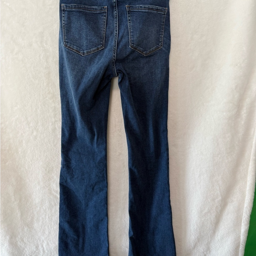 Nine West Blue jeans Bootcut Stretch Jeans Size 0 Dark Wash comfortable - Picture 10 of 12